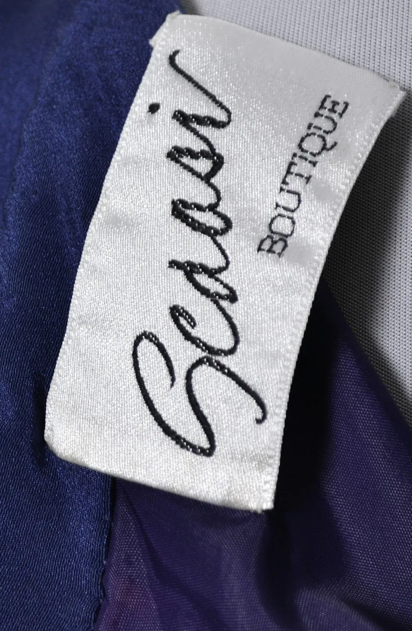 1980s Vintage Dress Scaasi Boutique Designer Cocktail Dress