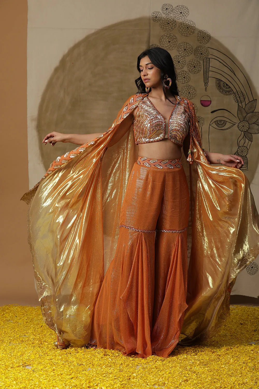 Apricot Cape Set