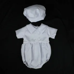 Baby Christening Baptism Romper with Hat