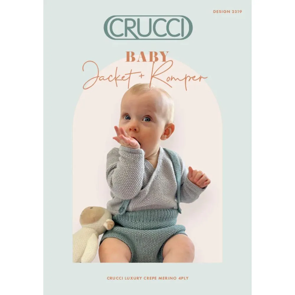 Baby Jacket & Romper Knitting Pattern (2319)