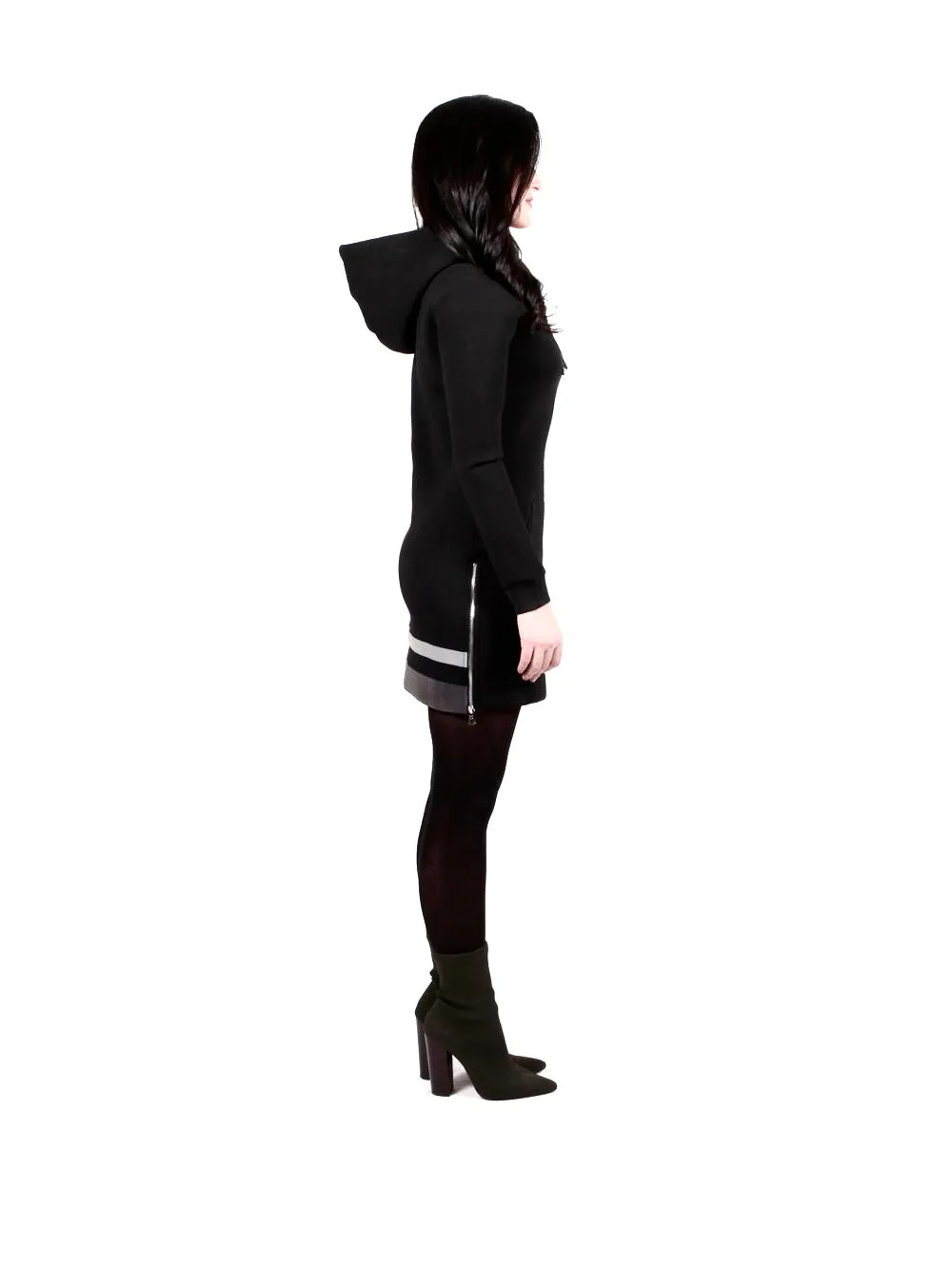 Black Tunic Hoodie
