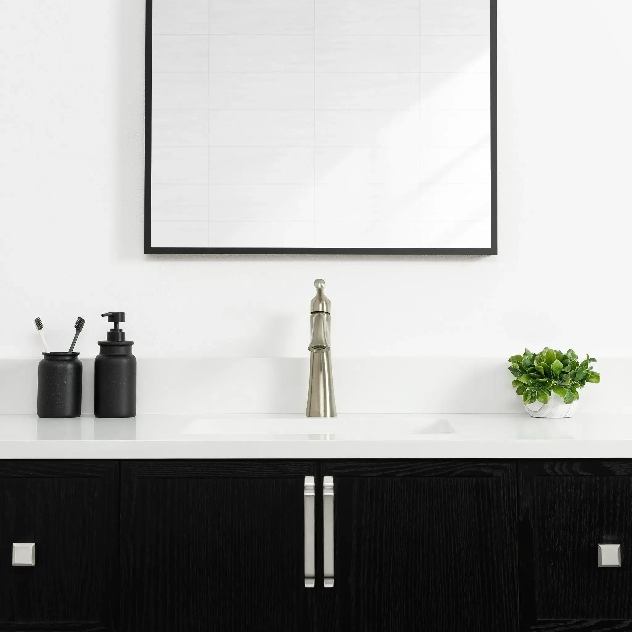 Cape Breton 48" Wall Mount Blackened Oak Bathroom Vanity
