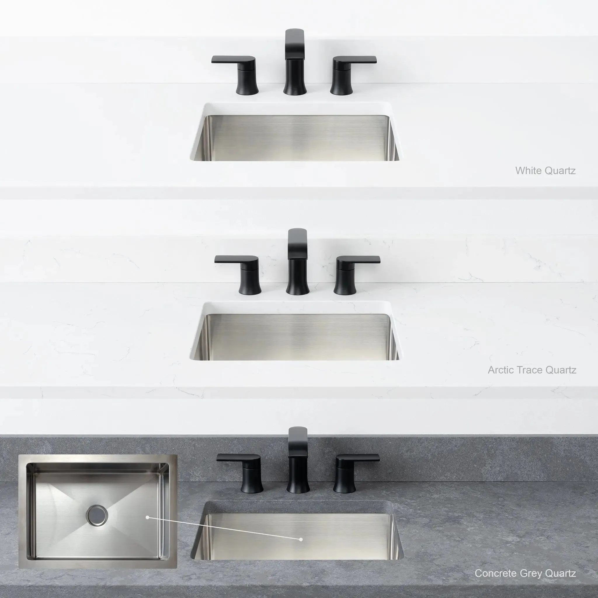 Cape Breton 60" Satin White Bathroom Vanity, Double Sink