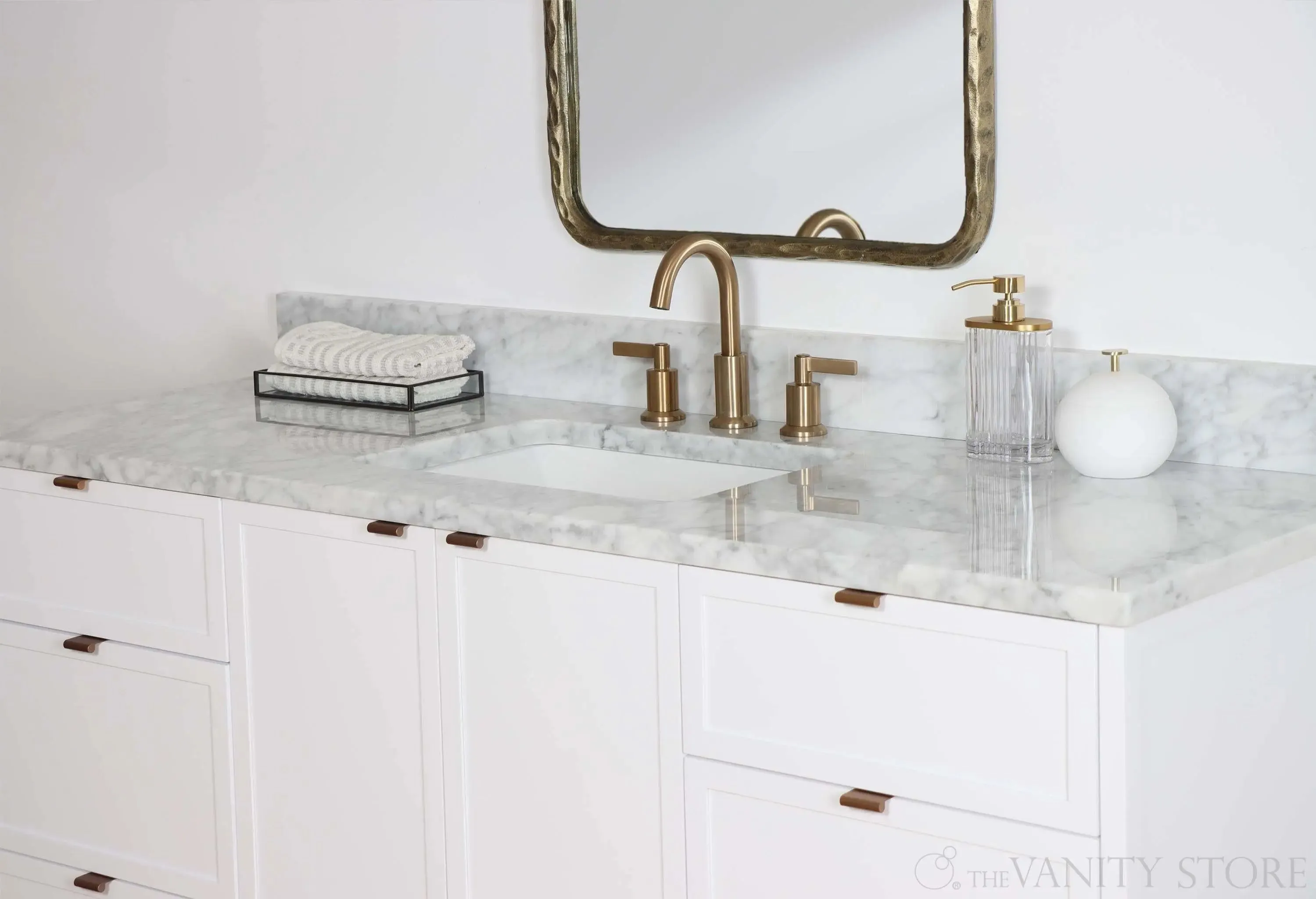 Cape Breton 60" Satin White Bathroom Vanity