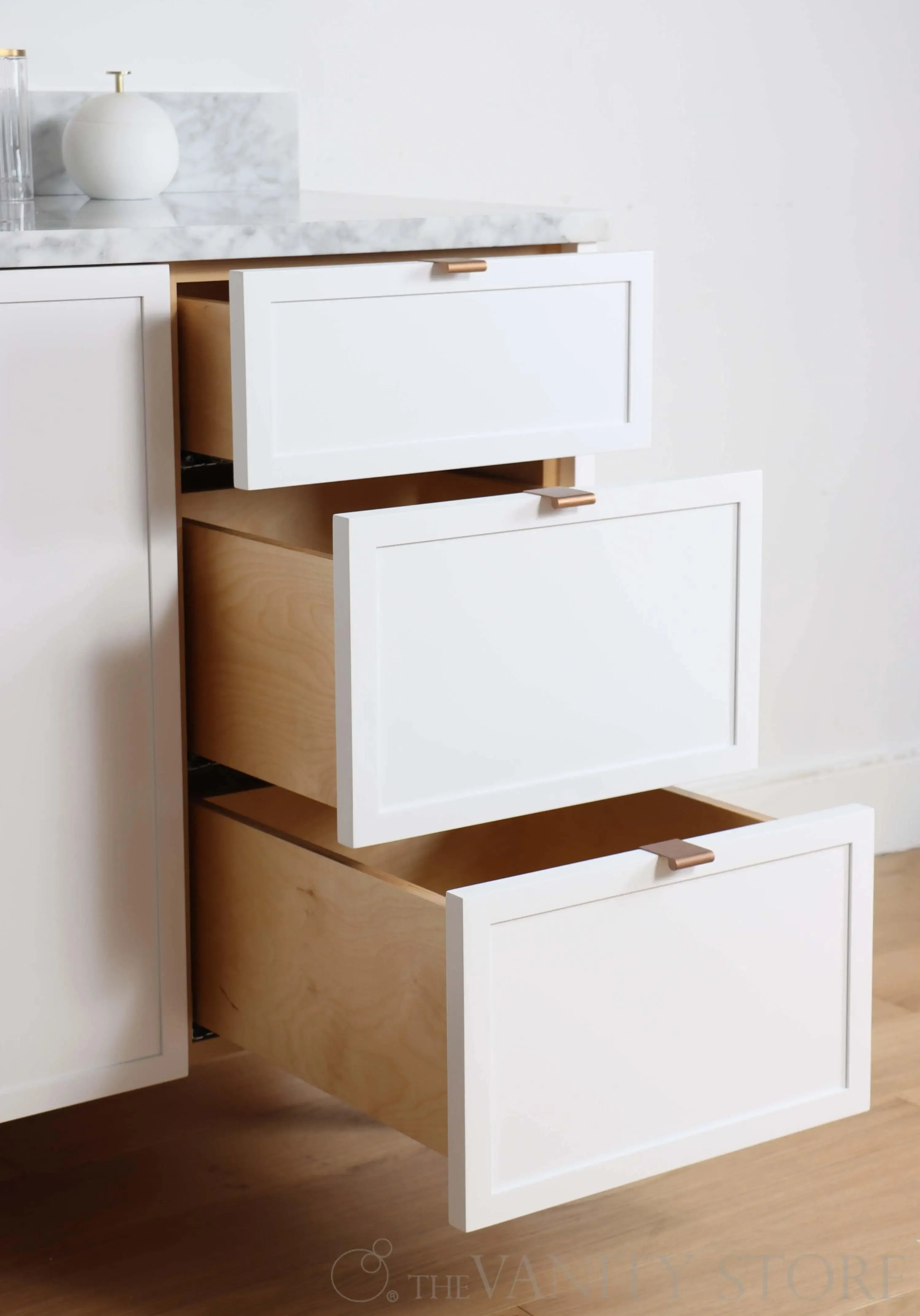 Cape Breton 60" Satin White Bathroom Vanity