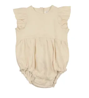 CCB Cream Linen Romper CCB Cream Linen Romper