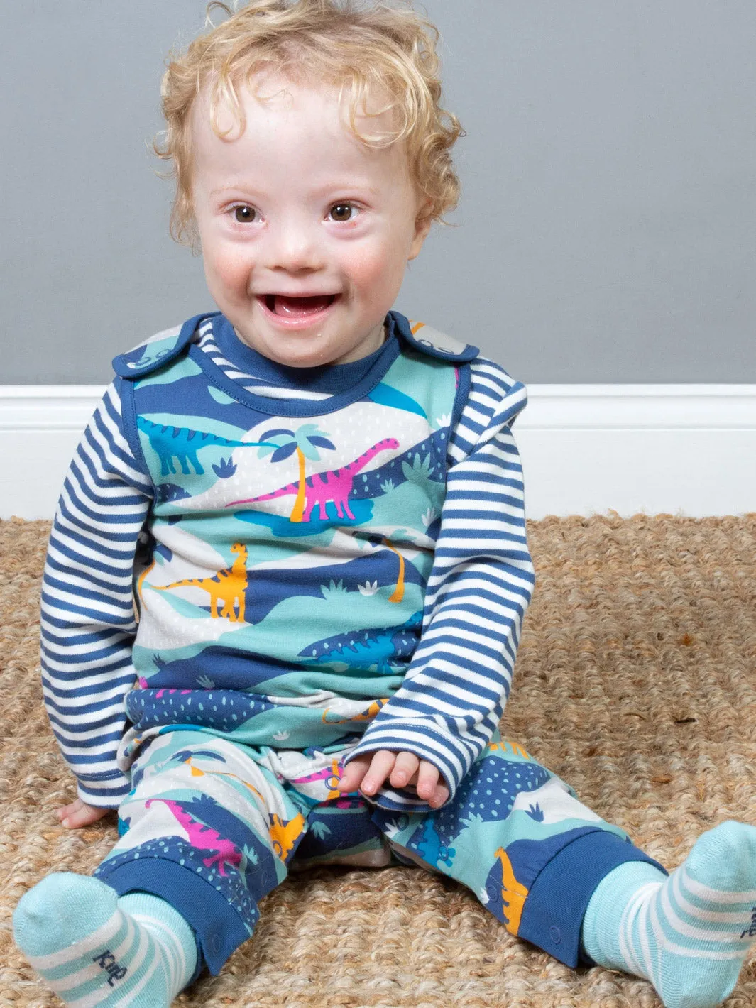Dino journey dungarees