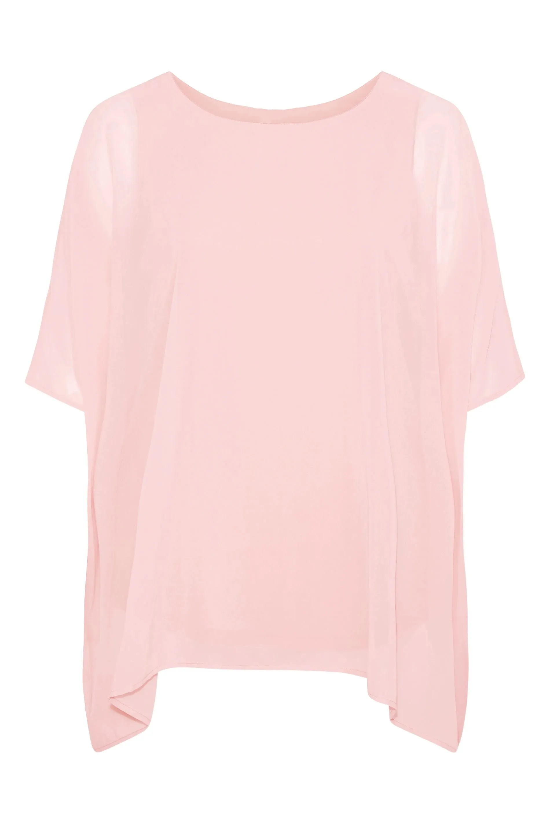 Elegant Summer Cape Blouse Women for Work Office Tunic Tops Large Size
