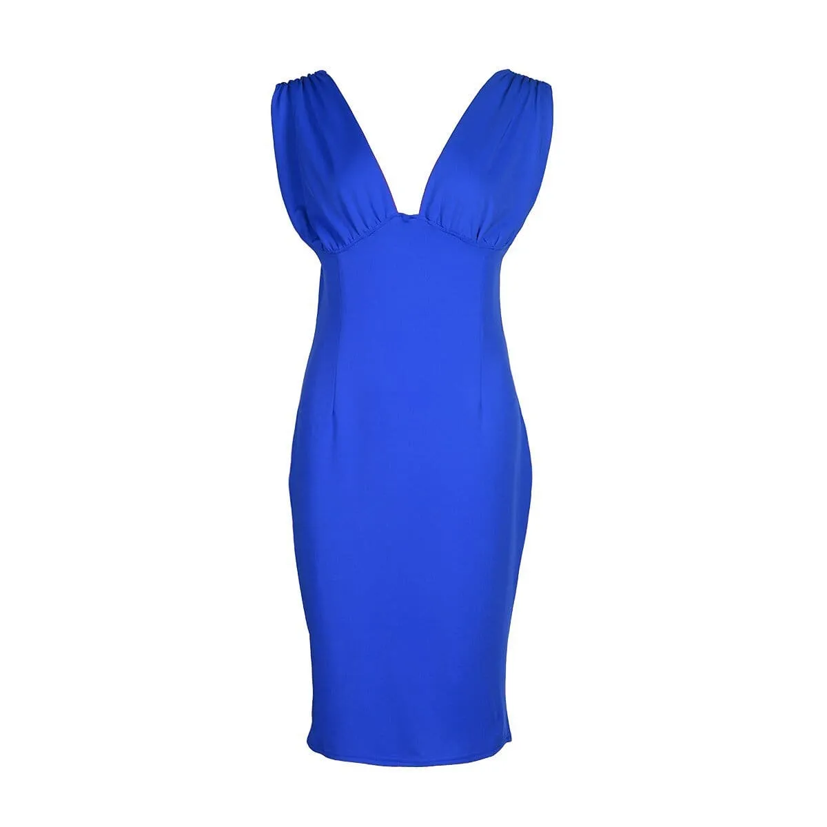 FashionSierra - New Summer Women's Bodycon Mini Dress Ladies Sleeveless V Neck Party Cocktail Club Slim Fit Dress Sundress