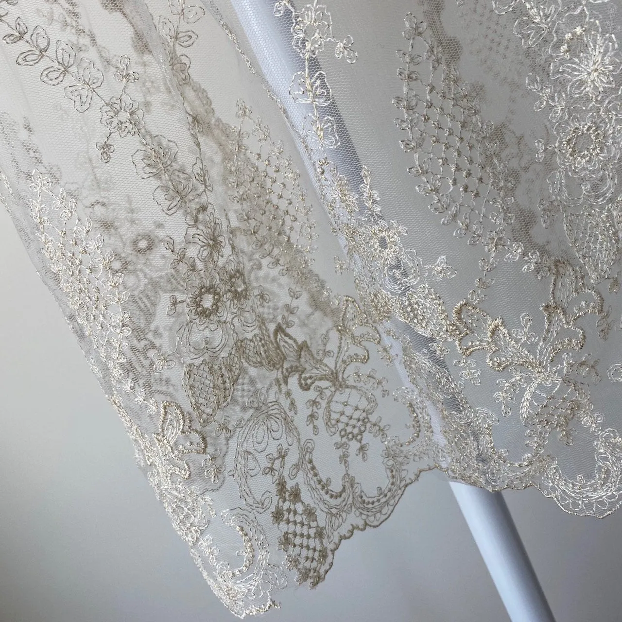 Gold Bling Lace Apron & Cape