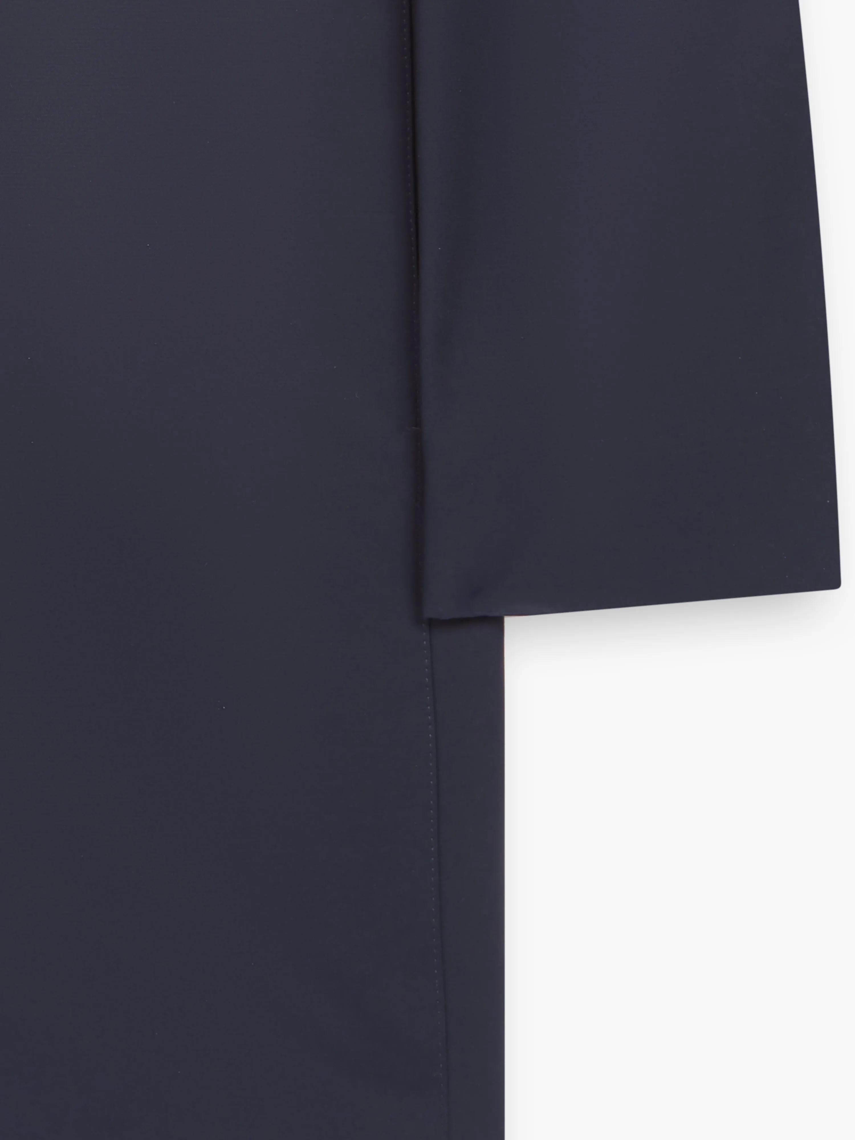 Henderson Navy Cotton Blend Rain Mac