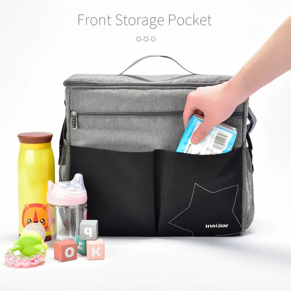 Insular Diaper Bag - Black
