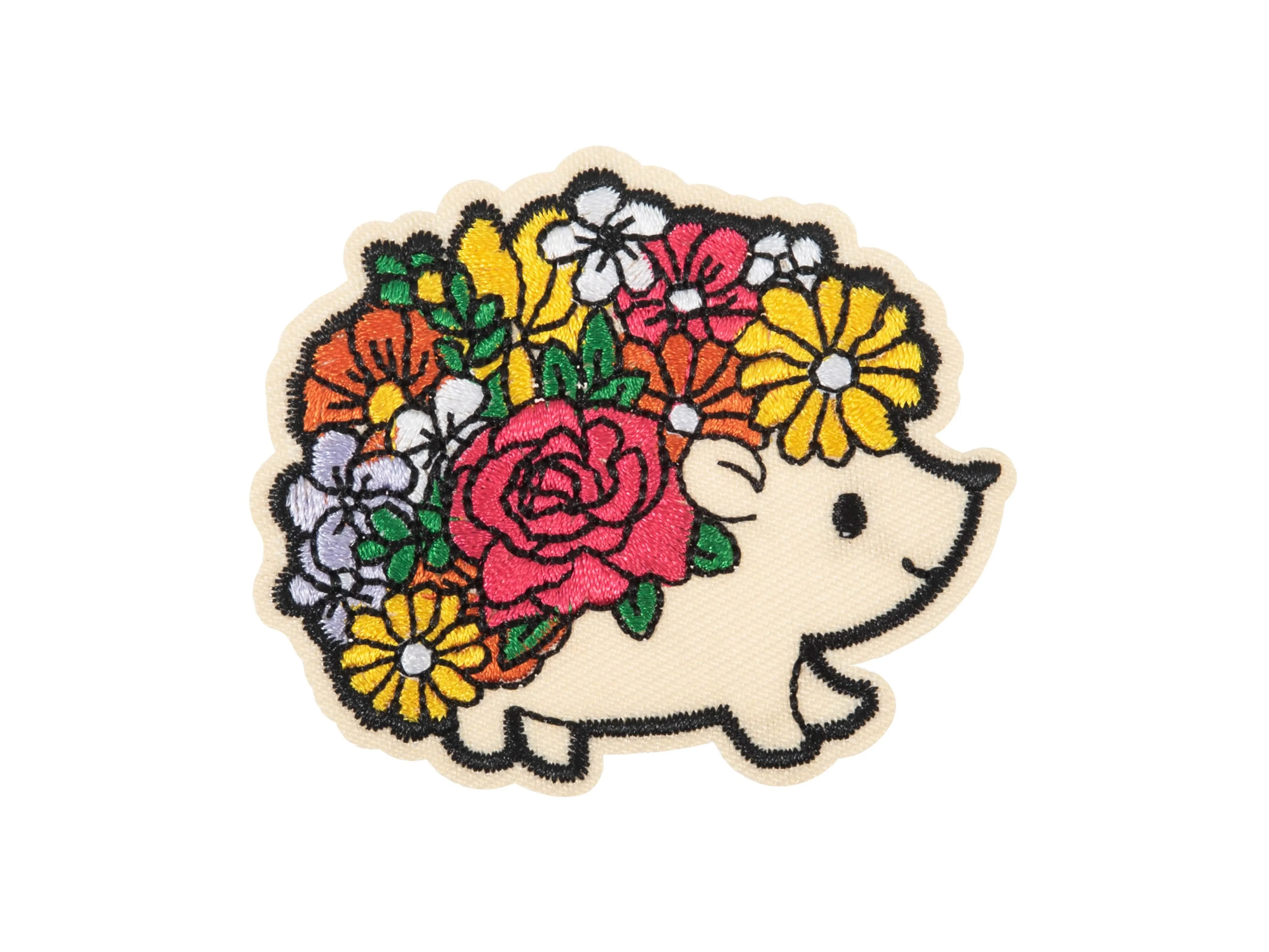 Iron -On & Sew-On Motif Patch - Hedgehog