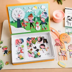 Janod Magnetibook - 4 Seasons Janod Magnetibook - 4 Seasons