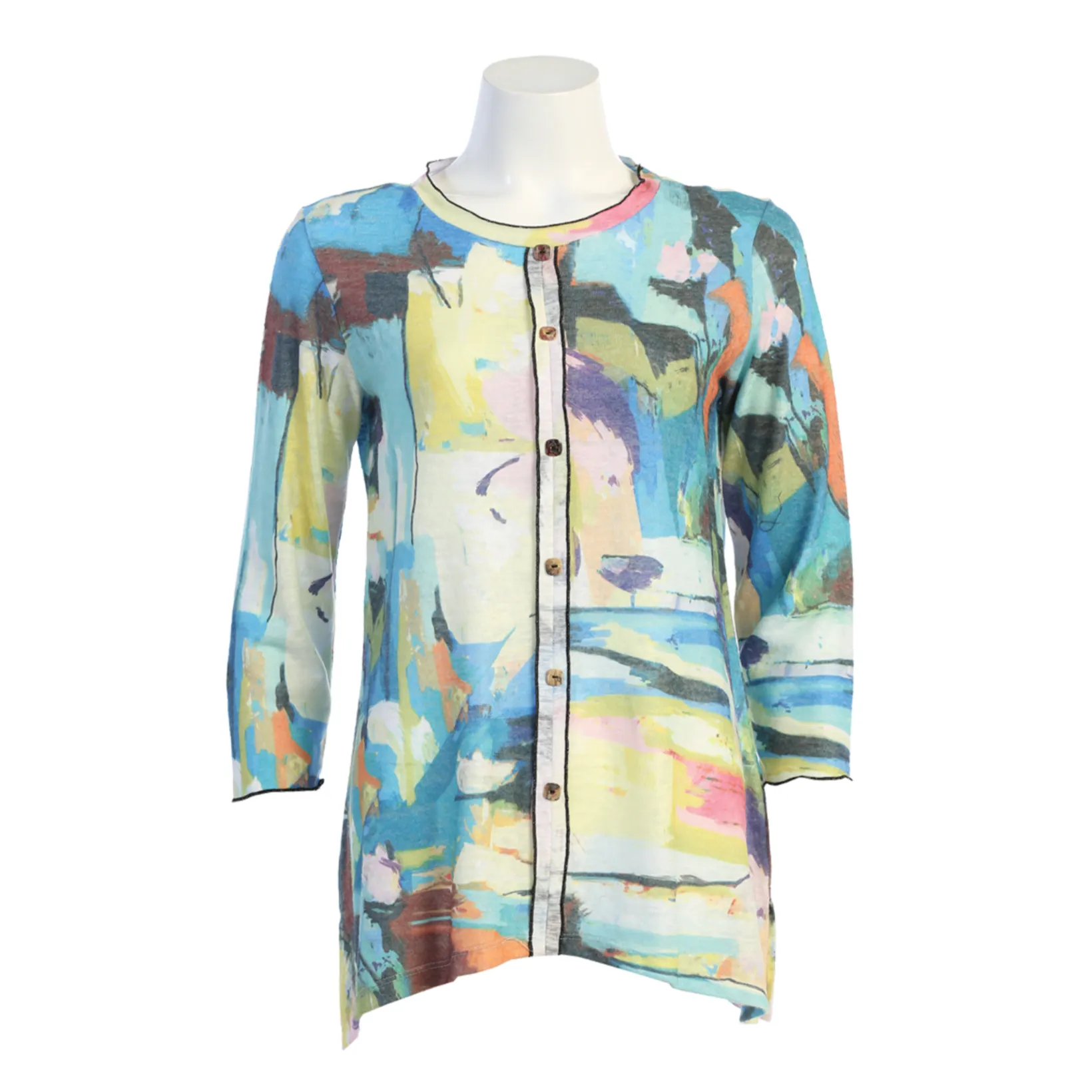 Jess & Jane "Masterpiece" Sweater Knit Tunic - LG5-1570
