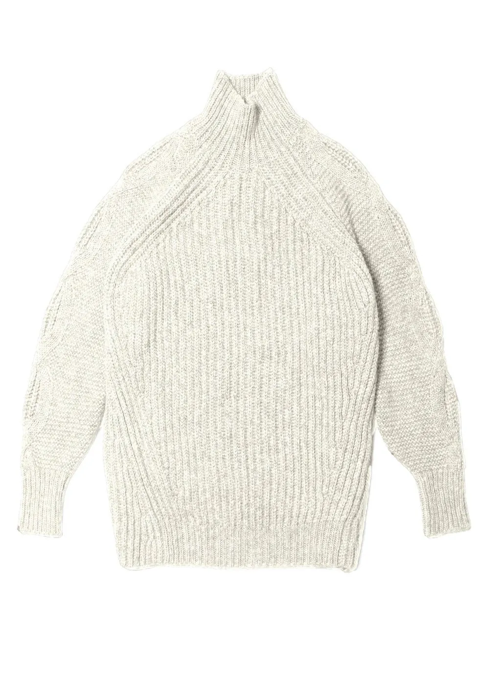 Lori Funnel Neck Tunic, Ivory