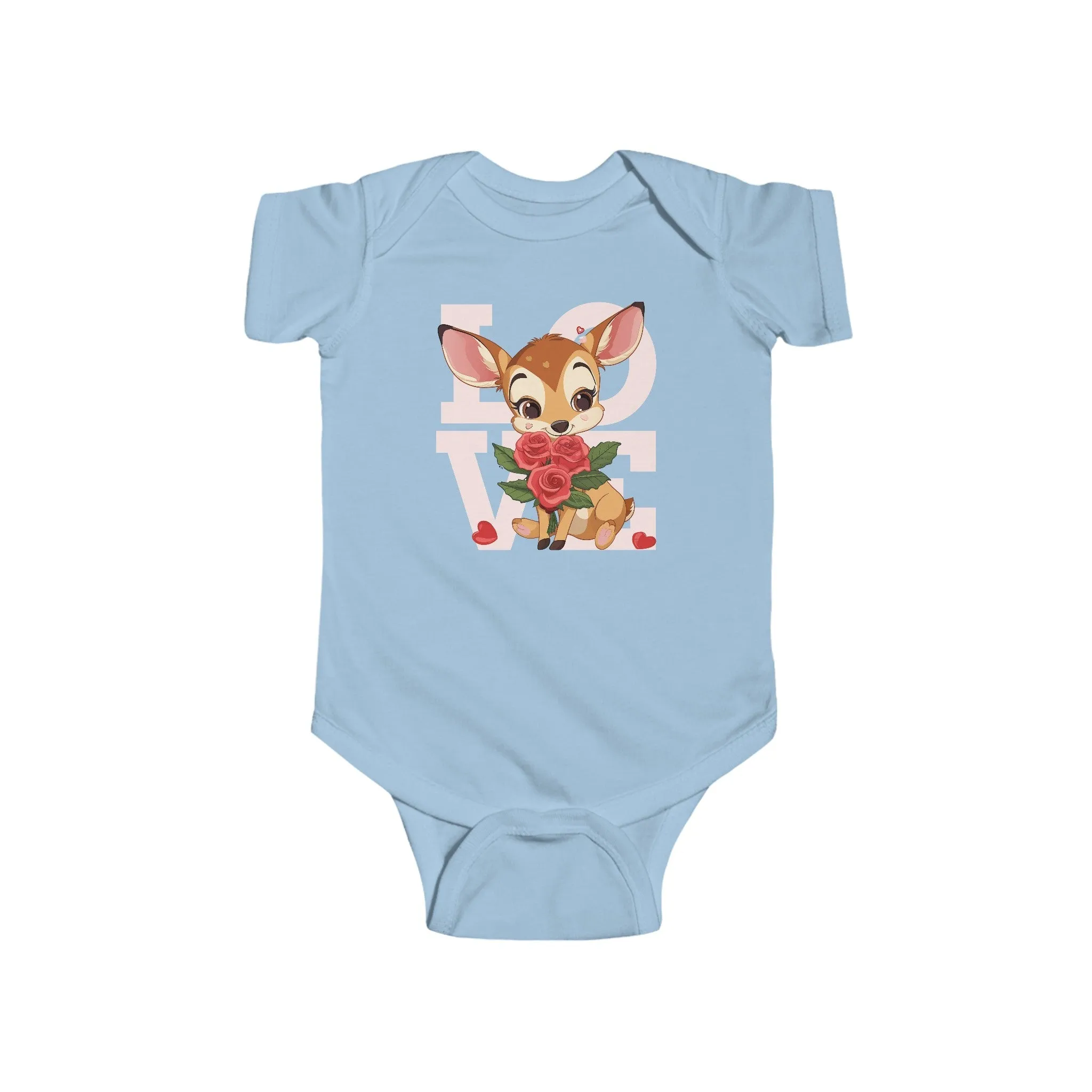 Love Cute Cartoon Baby Animals Bodysuit | Mandala Art Design for Little Ones
