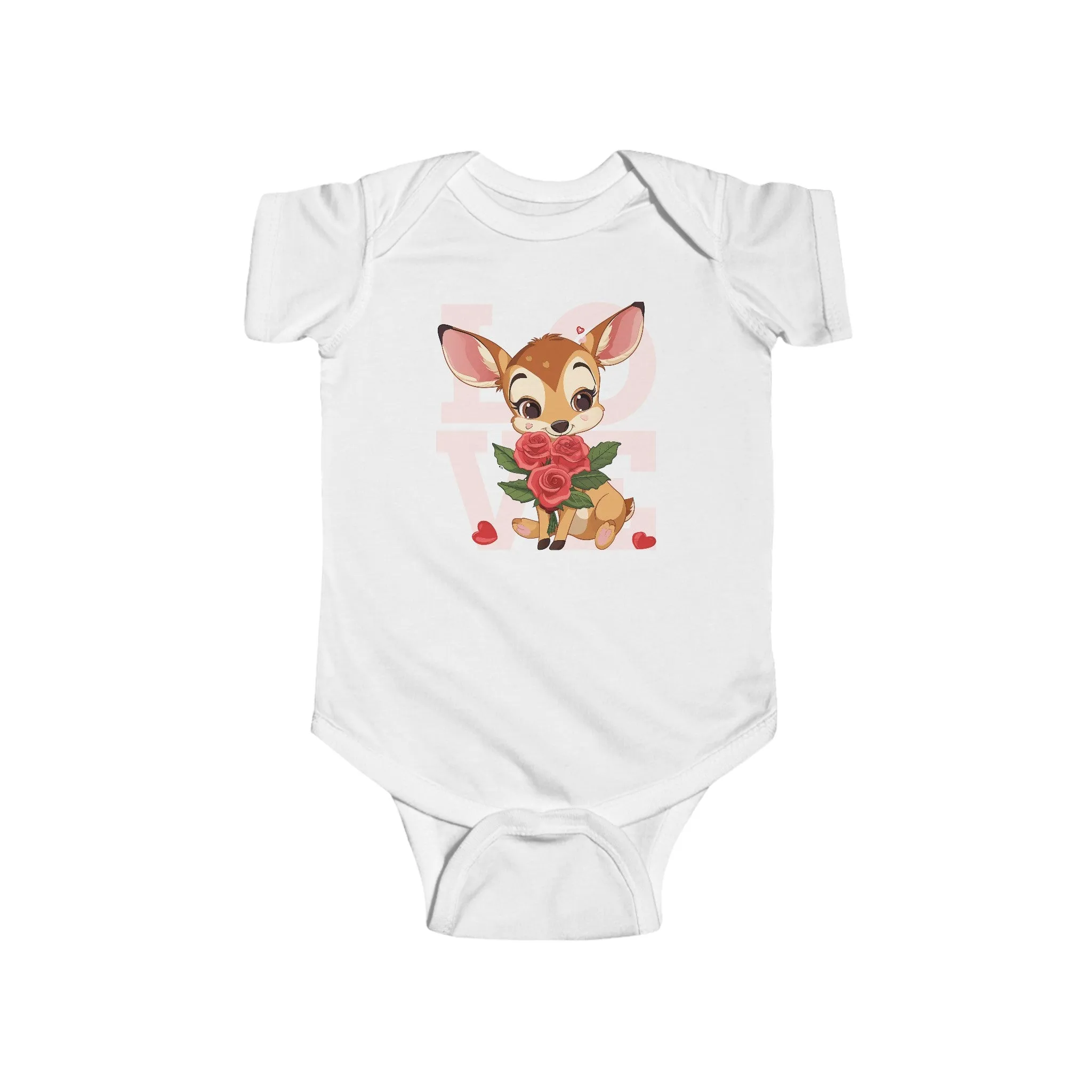 Love Cute Cartoon Baby Animals Bodysuit | Mandala Art Design for Little Ones