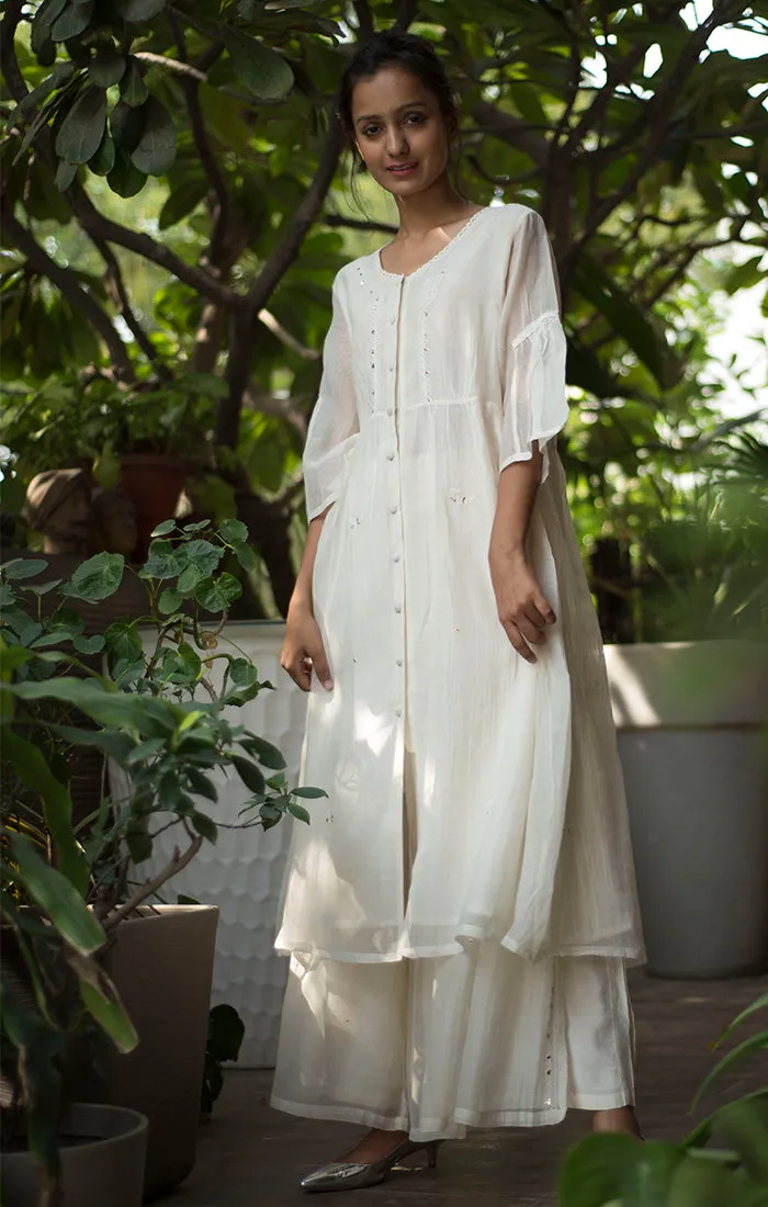 Mid Calf Tunic/Dress Ivory