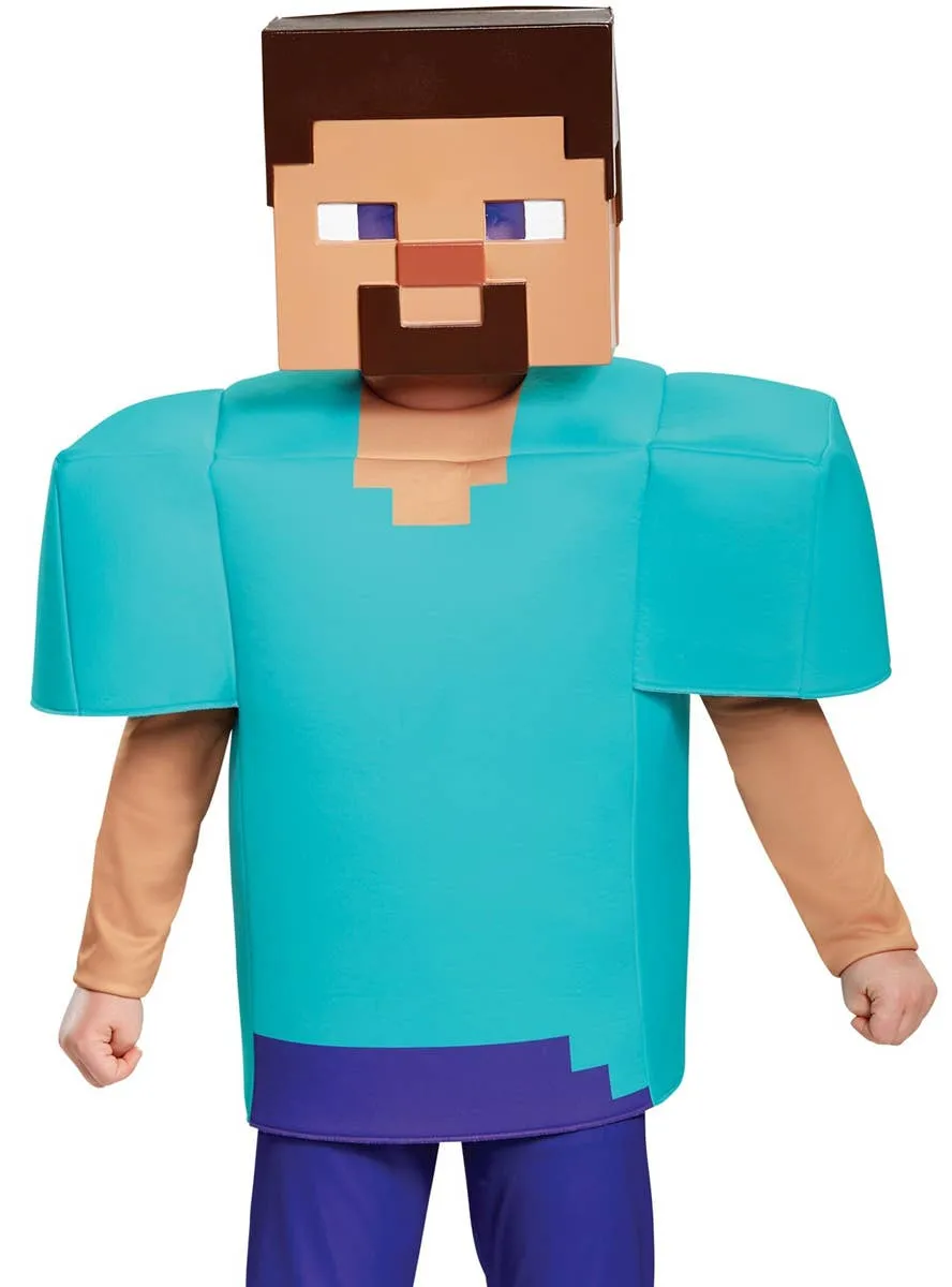 Minecraft Steve Deluxe Boys Book Week Costume