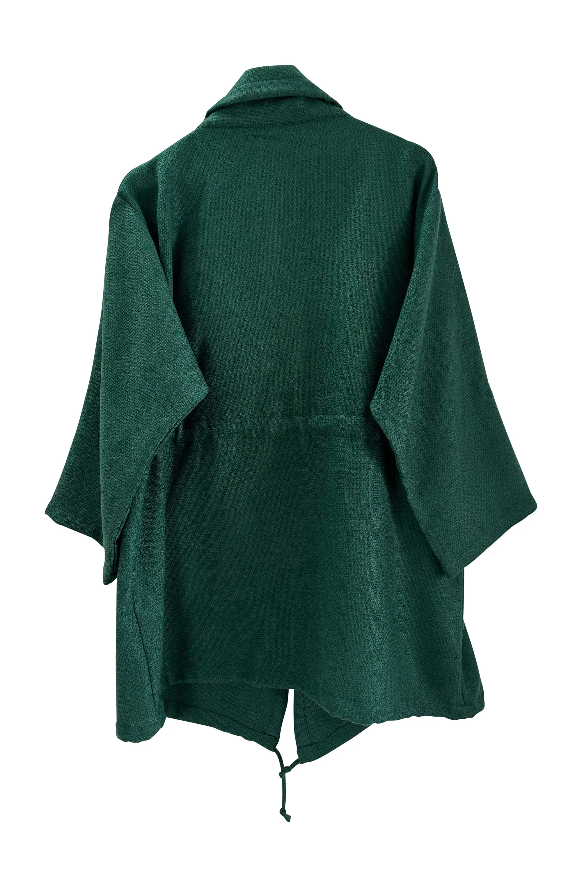 NEW! Wool Drawstring Overlay Emerald