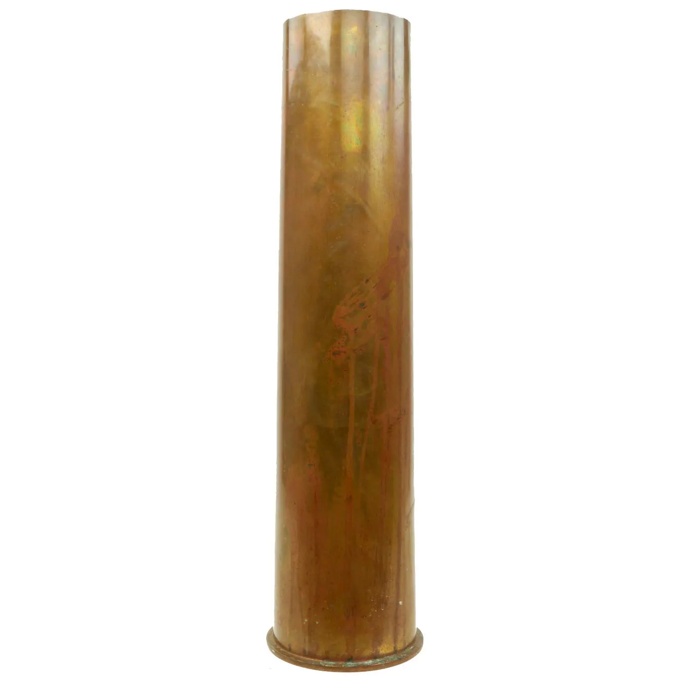 Original Spanish-American War Battle of Santiago Bay 5.5 inch Naval Shell From Sunken Spanish Cruiser Almirante Oquendo