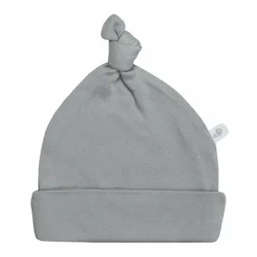 Perlimpinpin Bamboo Knotted Hat - Pebble (6-9 Months)