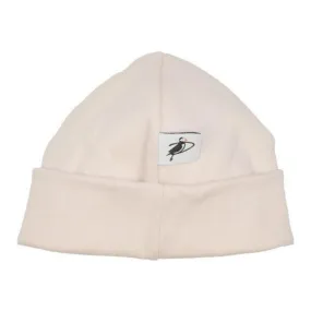 Puffin Gear Organic Cotton Infant Beanie - Natural (3M, 0-3 Months)