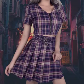 Purple Plaid Outfit SD00601 Purple Plaid Outfit SD00601