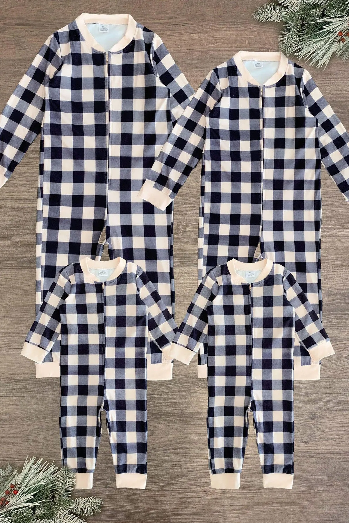 "Don't Moose With Me" Plaid Family Pajamas