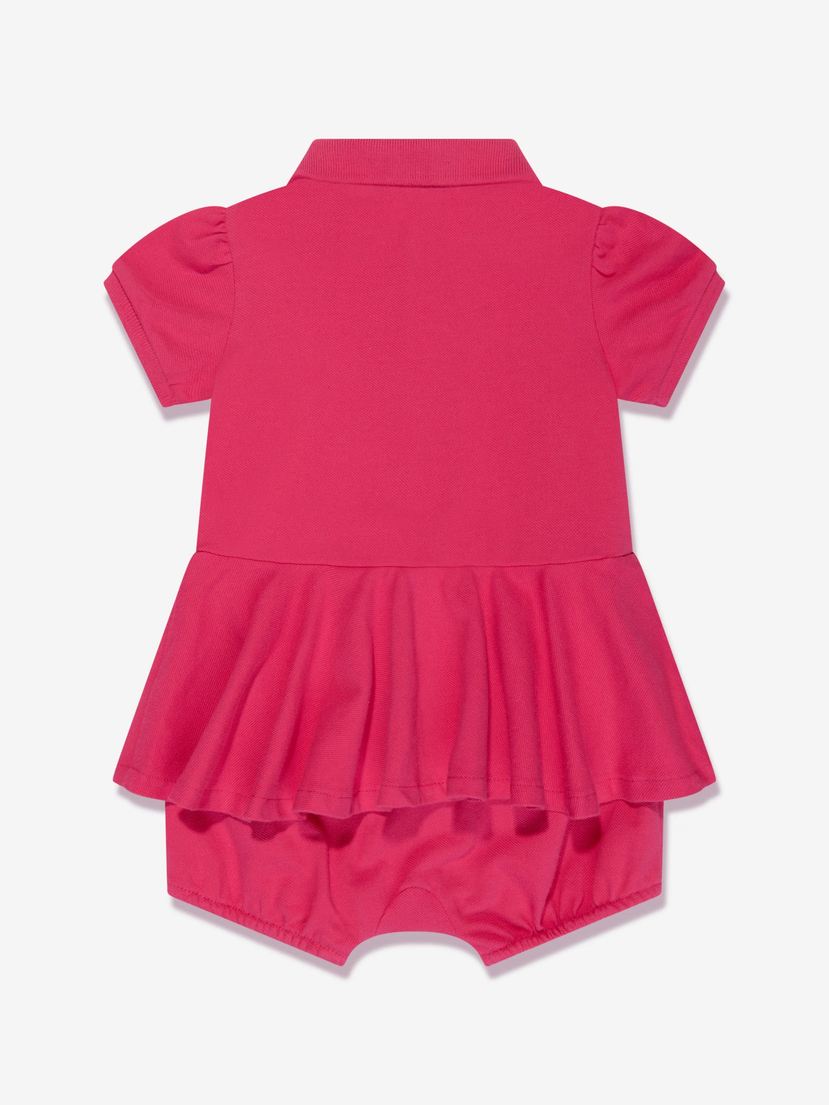 Ralph Lauren Baby Girls Peplum Shortall in Pink