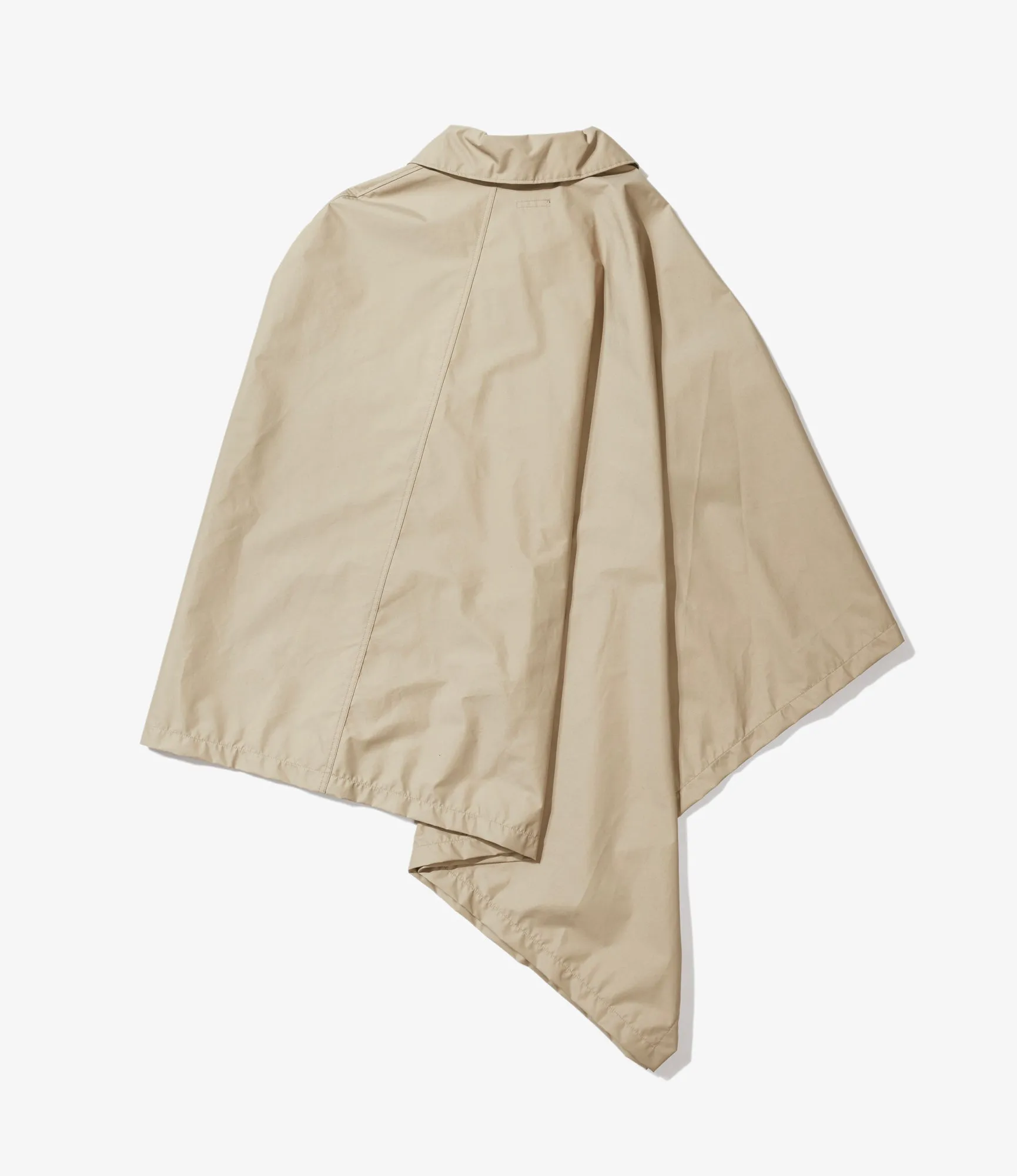 Tent Cape - Khaki Nylon 3 Layer Cloth