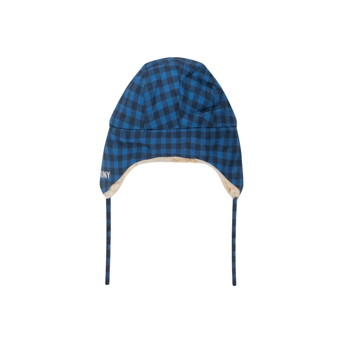 Tiny Cottons - Vichy chapka hat - blue / navy