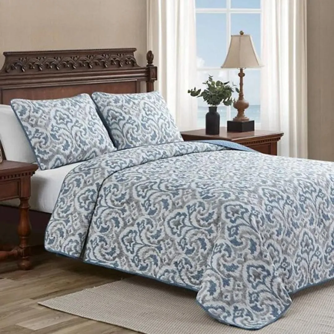 TOMMY BAHAMA - Cape Verde 3-Piece Full/Queen Quilt Set