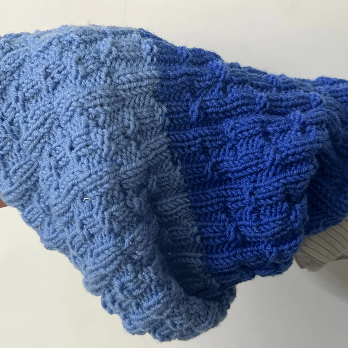 Trendy Merino Wool Balaclava with Twist and Patterned Design