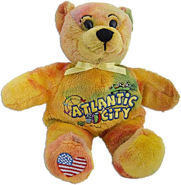 TYAC01 Plush Bear Beanie Atlantic City MuLightiColor