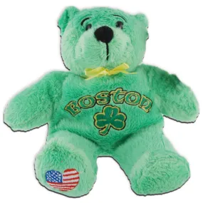 TYBT1 Plush Bear Beanie Boston Clover Green