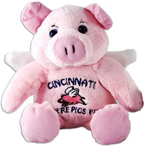 TYCC1 Plush Pig Beanie Cincinnati Flying Pig PINK