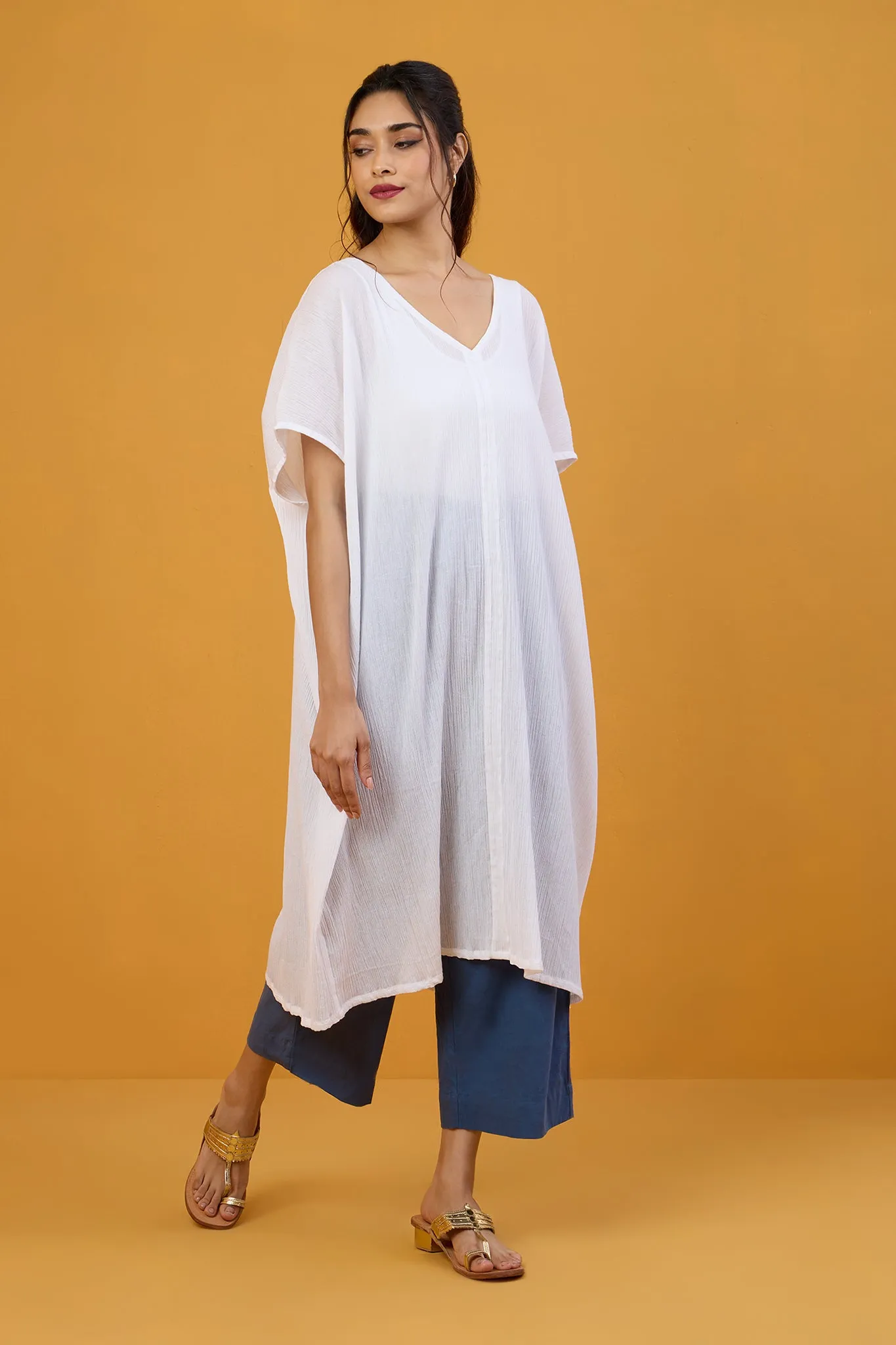 Whispering Clouds Soft Kaftan Tunic