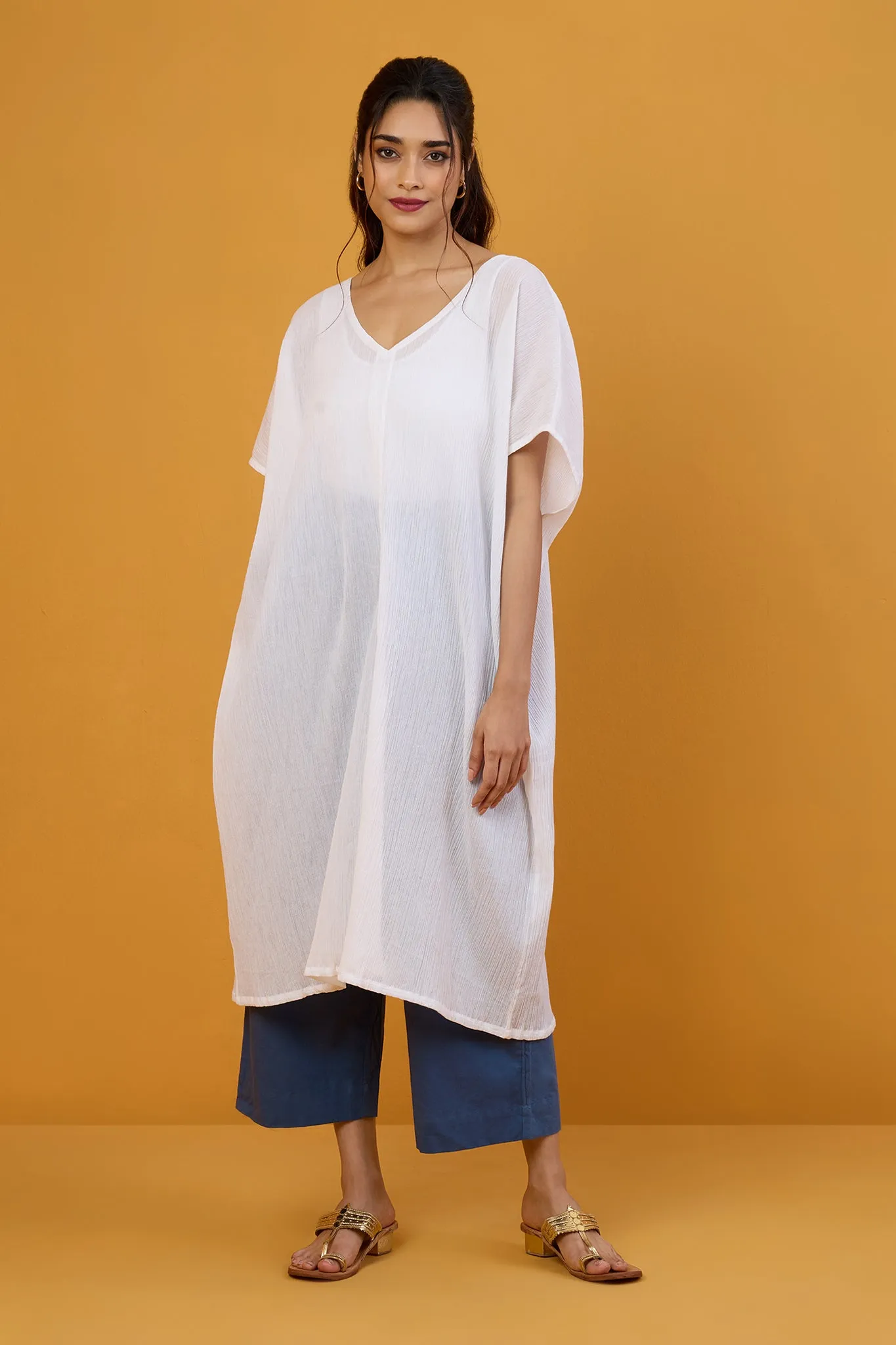 Whispering Clouds Soft Kaftan Tunic