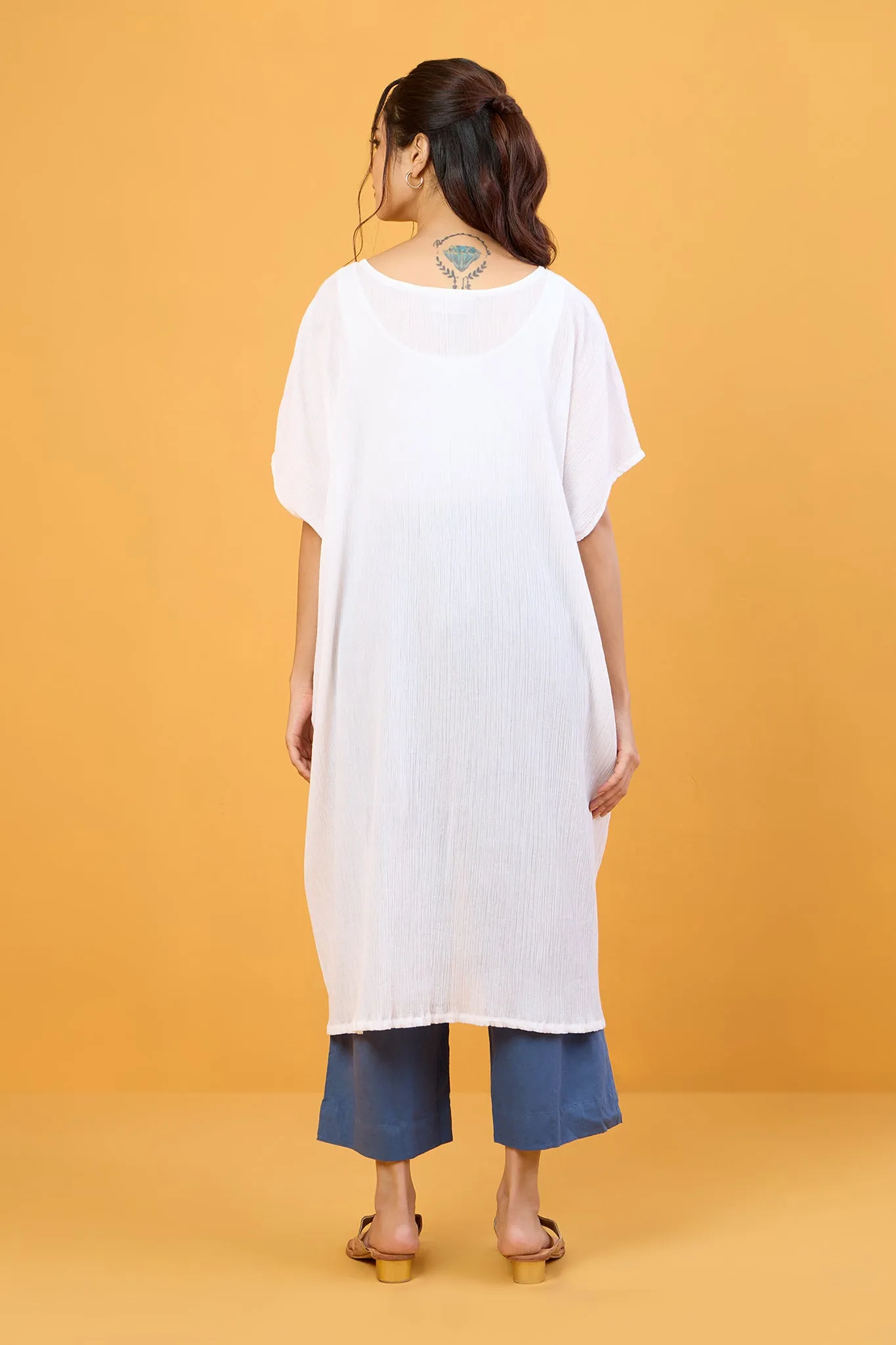 Whispering Clouds Soft Kaftan Tunic