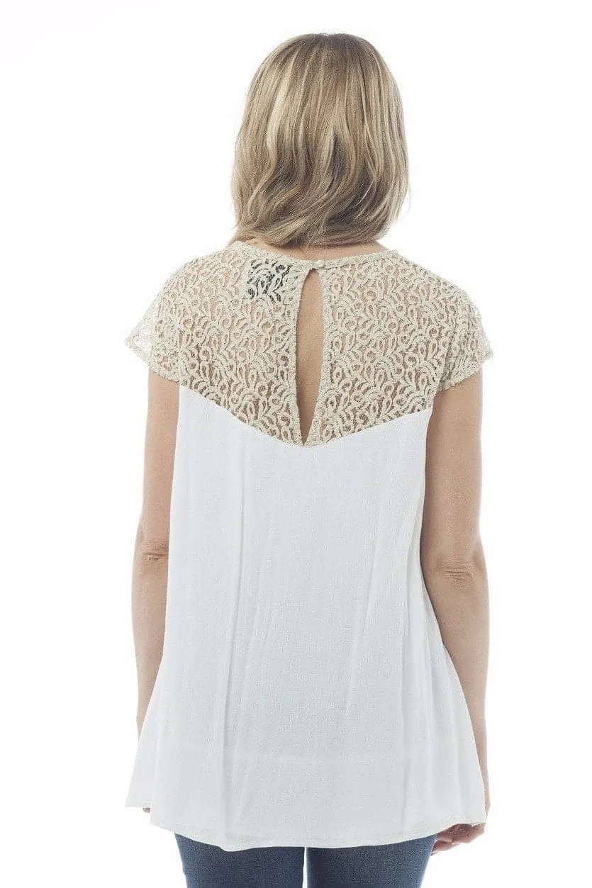 Women Top White ADORA