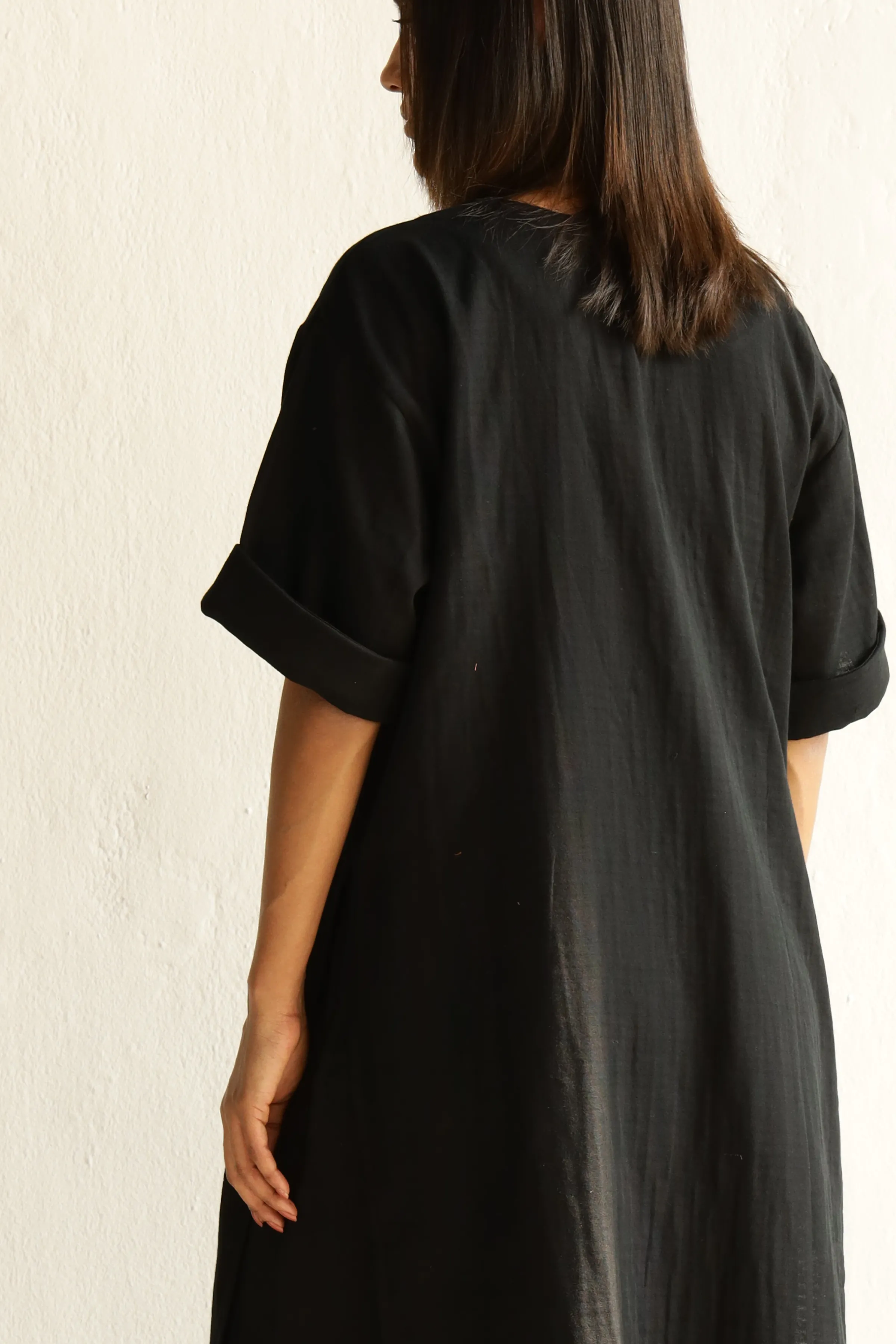 Zoe Tunic Set : Ivory Black